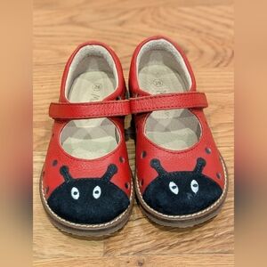 Mini Boden Girls Mary Jane Ladybug Shoes Size 26 US 9.5